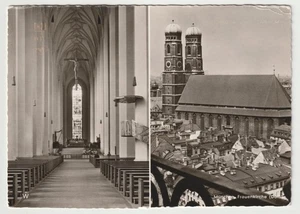 Münchner Frauenkirche Dom Bayern Deutschland Echtfoto Postkarte - Bild 1 von 2