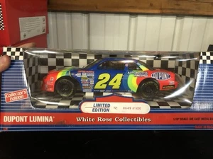 Jeff Gordon 1994 Lumina DuPont Rainbow Nascar 1/18 Diecast White Rose ERTL #24 - Picture 1 of 2