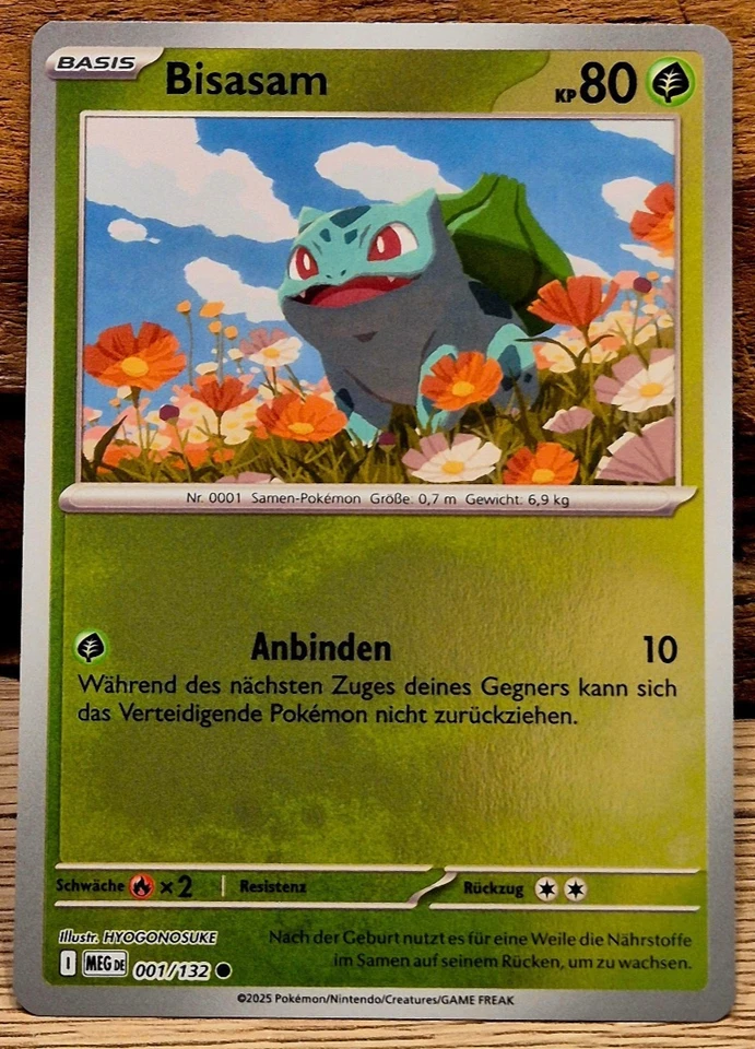 Pokemon Bisasam MEG 001/132 REVERSE HOLO - Deutsch - Mega Entwicklung - Bild 1 von 1