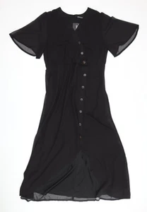 Kaleidoscope Women's Black Midi Dress - Size 14 - Picture 1 of 12