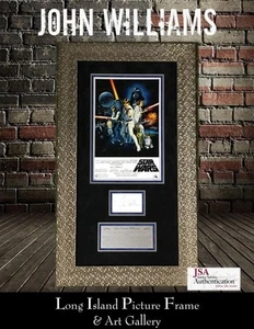 Exhibición de Star Wars firmada por John Williams JSA LOA enmarcada personalizada - Imagen 1 de 7