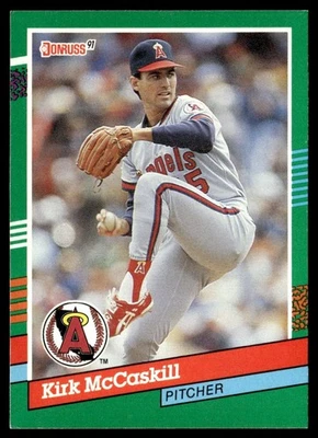 1991 Donruss Kirk McCaskill California Angels #637 - Image 1 of 2