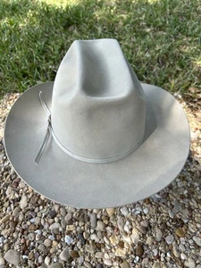 Sombrero de Vaquero Resistol "The Westerner" Doble X Castor 6 7/8 Hecho en EE. UU. Vientre Plateado - Imagen 1 de 19