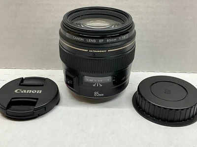 Canon Ef 85mm F/1.8 Usm Telephoto Lens - Black - Image 1 of 4