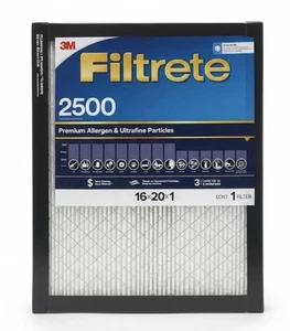 3M Filtrete 2500, 16x20x1  Air Filter, 4 Pack,  NOB - Picture 1 of 9