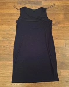 R&M Richards Slinky Black Dress Made In USA Size 12 - Picture 1 of 9