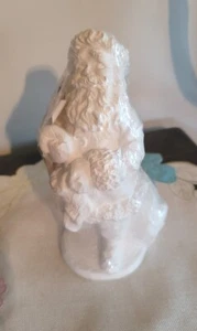 CALIFORNIA CREATIONS STOCKING SANTA READY TO PAINT CHRISTMAS PLASTER FIGURE NIP - Picture 1 of 4
