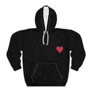 Heart Unisex Pullover Hoodie, Love Sweatshirt, Romantic Hoodie, Valentine's Day - Picture 1 of 25