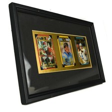 1993 Bleachers 23KT Gold Troy Aikman 3 Card Set Un-Cut Dallas UCLA Oklahoma 