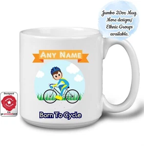 Personalisierter Jumbo 20oz Radfahrerbecher Männer Biker Fahrrad Radfahren Geschenke für ihn Papa - Bild 1 von 39