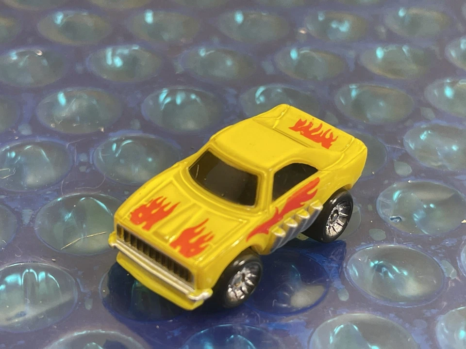 MICRO MACHINES DODGE CHARGER FUNNY CAR DRAGSTER FLAMES VINTAGE 1990s GALOOB TOYS - Image 1 of 1