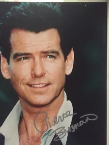 Pierce Brosnan signed COA - Picture 1 of 3