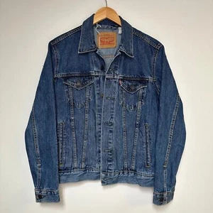 Levis Jeansjacke Blau Chore Mantel Biker Sturgis Y2K 2000er - Bild 1 von 3