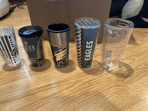 philadelphia eagles nfl super bowl LII water bottle mug cup stein Lot Drinking - Picture 1 of 4