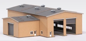 Archistories Z 102211 Intermediate Locomotive Facility KIT *BROWN* $0 SHIP USA - Picture 1 of 4