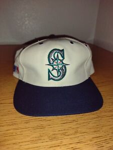 Vintage MLB Sports Specialties Seattle Mariners Snapback Side Logo Plain Logo