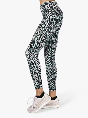 Sweaty Betty Black Psychedelic Print Full Length Power Workout Leggings Sz XL - Image 1 of 4
