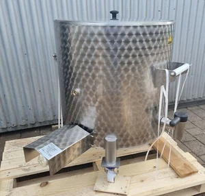 150 Liter Beistellkessel aus Edelstahl Glyzerinbadkessel Kochkessel Gastrokessel - Bild 1 von 12