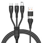 Data Cable Six Connectors Fast Charging 5A 6 in 1 USB to Type C Cable Forfor