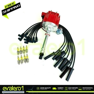 Distribuidor de encendido + juego de cables + bujía para Chevrolet 305 350 400 GMC - Imagen 1 de 10