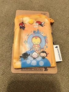 Backpack Strap Pouch by Marvel! 5 In. X 3 In. Singapore Airlines - Picture 1 of 3