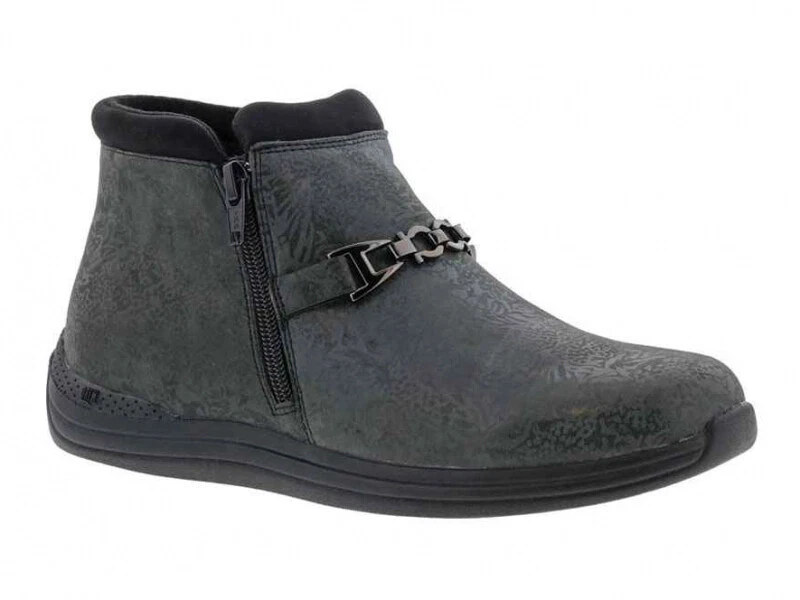 DREW Blossom - Size 8 W - Women's Boot - Black Foil **gently worn** - Image 1 of 1