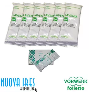 LAVENIA POLVERE PER PULIRE MATERASSI 6 BUSTE 720GTOT VORWERK FOLLETTO ORIGINALE - Foto 1 di 1