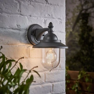 LED Outdoor Industrial Fisherman Lantern Wall Lantern Porch Garden IP44 Light - Picture 1 of 28
