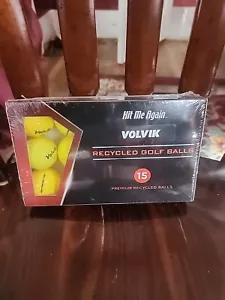 15 pelotas de golf Volvik amarillas premium recicladas paquete sellado envío GRATIS el mismo día - Imagen 1 de 4