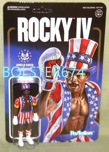 APOLLO CREED ReAction Super7 Rocky IV 3.75" Action Figure 2019 - Picture 1 of 11