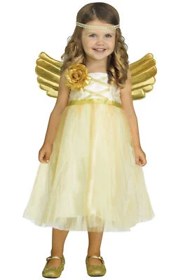 New Toddler My Angel Baby Costume Tulle Dress Wings Small 24 Months 2T - Image 1 of 2