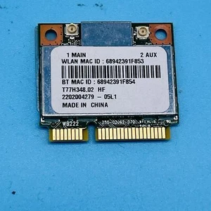 Atheros AR5B22 Dual-band Wi-Fi Bluetooth 4.0 PCIe Half Wireless T77H348.02 NT* - Picture 1 of 2