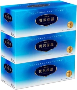 Caja de pañuelos hidratantes de lujo Elleair 200 pares x 3 cajas 100 % pulpa - Imagen 1 de 6