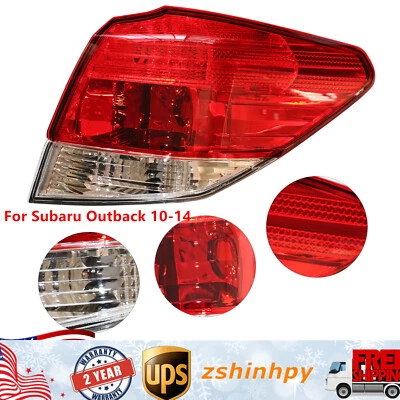 Tail Light For 2010-2012 2013 2014 Subaru Outback Rear Lamp Right Side Outer Foto 1 de 4