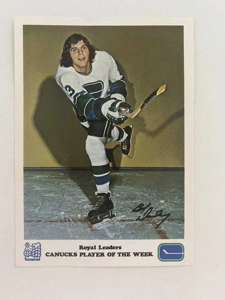 1973 Vancouver Canucks Player of the week photo (NHL)- Bob Dailey - Image 1 of 1
