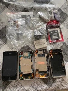 IPHONE 3G 3GS HOUSING MOBILE PHONES + RANDOM PARTS EARPHONES JOBLOT CLEARANCE - Afbeelding 1 van 1