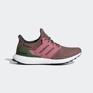 adidas Ultraboost 4.0 Size 8 UK - Pink Olive Green Ultra Boost BB6495 akz - Picture 1 of 10
