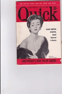 Quick October 16, 1950 Oct Pocket Size Digest Men's Magazine See My Store - Picture 1 of 1