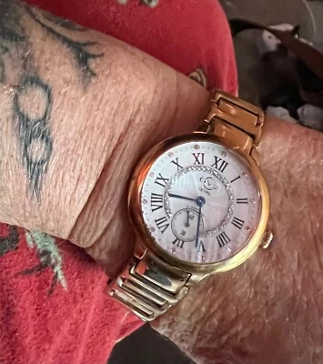 Gevril Brand Watch GV2 Women's Rose Gold ROME limited edition. Barely worn. - Image 1 of 4