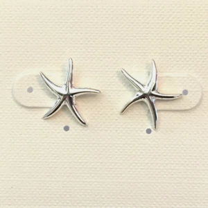 Starfish Beach Them Sterling Silver Post Earrings, Brand NEW - Picture 1 of 1