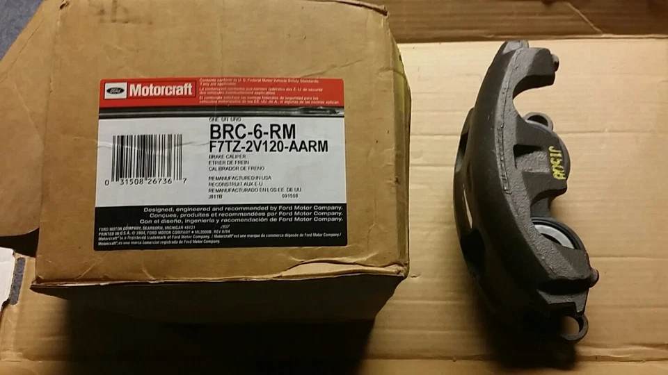Motorcraft Brake Caliper Ford E-350, E-450 Econoline BRC-6-RM / F7TZ-2V120-AARM - Image 1 of 1
