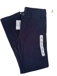 Children’s Place Girls Navy Blue School Uniform Pants Size 8 Stretch - Picture 1 of 3