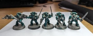 Warhammer Chaos Space Marines Alpha Legion Chosen MKIV Combi Flamers Forgeworld - Picture 1 of 4