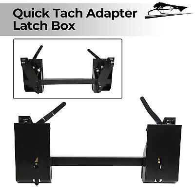 Quick Tach Adapter Latch Box Attachment For Global John Deere Skid Steer Loader • 295$