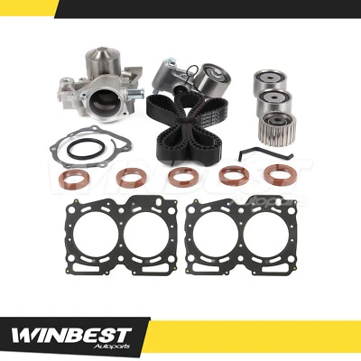 Fit 99-05 Subaru Outback Legacy 2.5L Timing Belt Kit Water Pump w/ Head Gasket  - Image 1 of 4