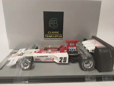Tecnomodel Lotus 72 LUCKY STRIKE #29 Dave Charlton British 1972 1/18 TM18-257C - Immagine 1 di 2