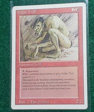 MTG Sedge Troll Revised Edition Magic The Gathering Red