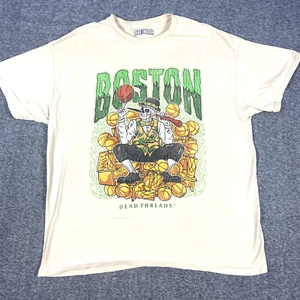 Boston Celtics dead threads extra large T-shirt Color Tan And Green So Cool!! - Picture 1 of 6