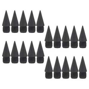 20 Pcs Replacement Child Inkless Pencil Nibs Everlasting Tips Black - Afbeelding 1 van 12