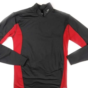 Champion Duo Dry Red Black Long Sleeve Stretch Top Size Large - Picture 1 of 2